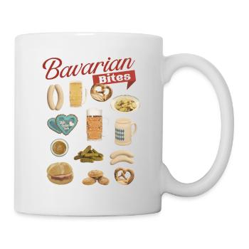 Bayerische Bissen TeeDesign - Tasse - Weiß - Rechts