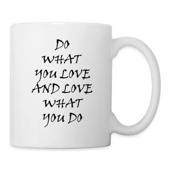 DO What you LOVE - Mug blanc - blanc - Droite