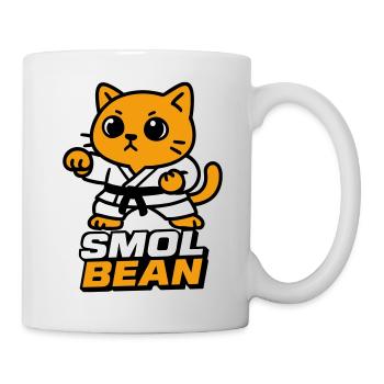 Cat fighters in the dojo - Mug - white - Right