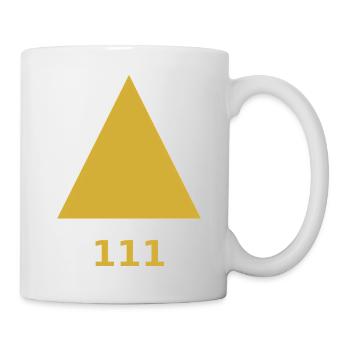 Minimalist Triangulate Levitate Illustration - Mug - white - Right