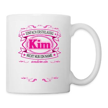 Qualitätsmerkmal Kim einfach Erstklassig - Tasse - Weiß - Rechts