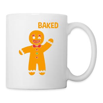 Christmas gingerbread gingerbread man - Mug - white - Right