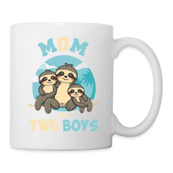 Mama Stolz Auf Ihre Jungs Mama Stolz Auf Ihre Jungs - Tasse - Weiß - Rechts