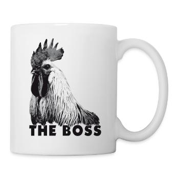 Hahn der Chef - Mug - white - Right
