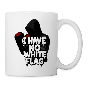 Bold Graffiti : I have no white flag - Mug - white - Right