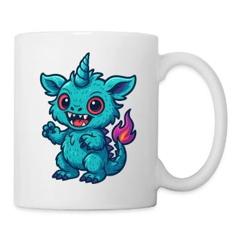 Colorful Fantasy Unicorn Design - Mug - white - Right