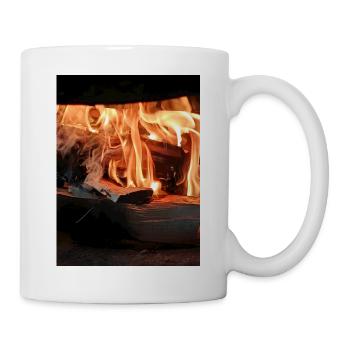Flamme suspendue Flamme - Mug blanc - blanc - Droite