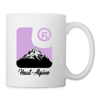 Haut-Alpine 05 department of the Hautes-Alpes - Mug - white - Right