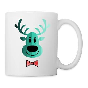 RENNE. NOËL. JOYEUX NOËL. MERRY CHRISTMAS. - Mug blanc - blanc - Droite