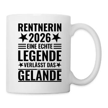 Pensioner 2026 A legend leaves the site - Mug - white - Right