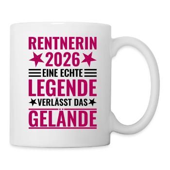 Pensioner 2026 A legend leaves the site - Mug - white - Right