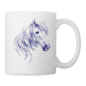 Horse Riding Horses Equestrian Sport - Mug - white - Right