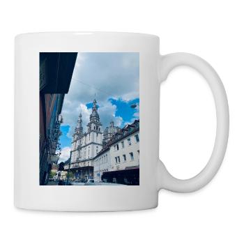 Architecture of the Cathedral in the Old Town - Mug - white - Right