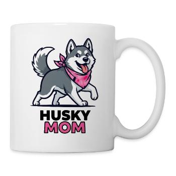 Husky Mom – mignonne motif comique pour mamans husky - Mug blanc - blanc - Droite