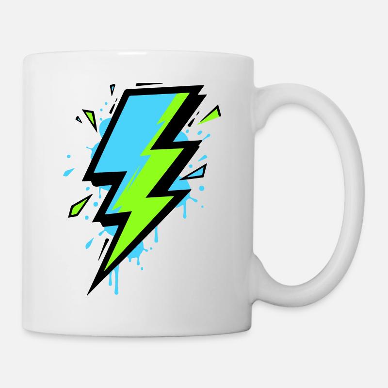 Strahl der modernen Elektrizität - Tasse - Weiß