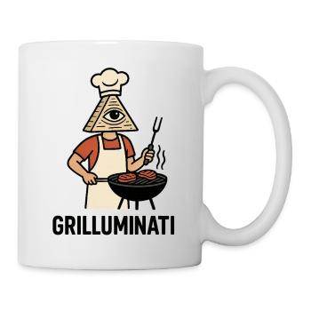Grilluminati - l’art secret des grillades - Mug blanc - blanc - Droite