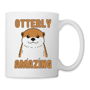 Blague Otterly Magnifique - Mug blanc - blanc - Droite