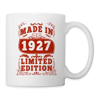 Made in 1927 Édition Limitée Vintage - Mug blanc - blanc - Droite