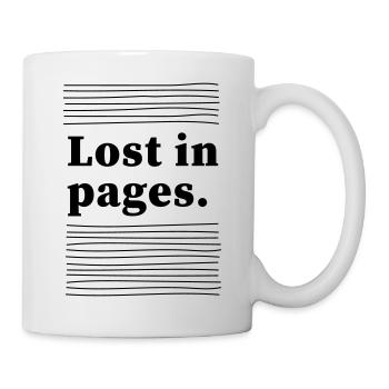 Lost in pages - Mug - white - Right