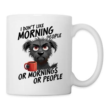 Coffee Dog Morning Print Morning Grouch - Mug - white - Right