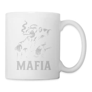 Mafia Gorilla en Fumée et Costume - Mug blanc - blanc - Droite