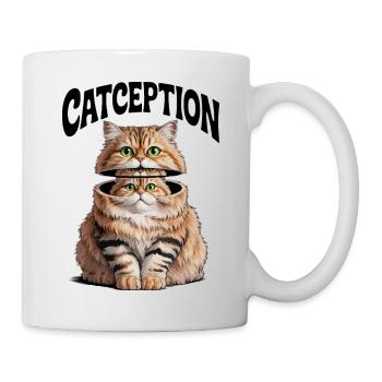 Split Cat Duo Portrait - Mug - white - Right