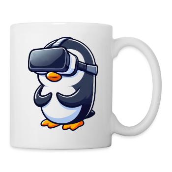 Mignon pingouin VR Gamer Console Nerd Gamer - Mug blanc - blanc - Droite