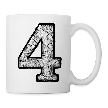 Four Grunge Scratches Design - Mug - white - Right