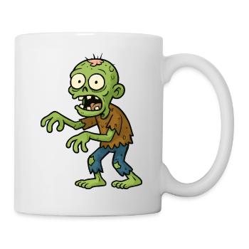 Zombie BD effrayant - Mug blanc - blanc - Droite