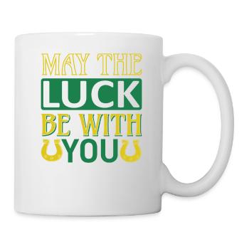 Que la chance soit avec vous - Mug blanc - blanc - Droite