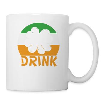 St. Patrick's Day drink - Mug - white - Right