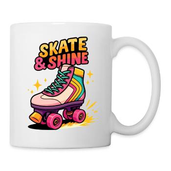 Skate & Shine Neon Roller - Mug - white - Right