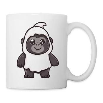 Gorilla Halloween Ghost - Mug - white - Right