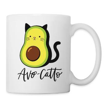 Chat avocat - Mug blanc - blanc - Droite