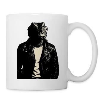 Leather Lizard Moto Rebel - Mug - white - Right