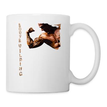 Conception de force pauvre musculaire - Mug blanc - blanc - Droite
