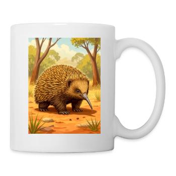Echidna A spiny wanderer with ancient charm - Mug - white - Right