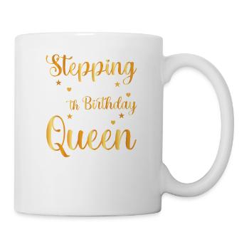 Stepping into 30 Like a Queen - Mug - white - Right
