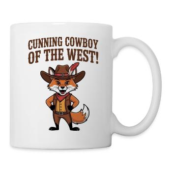 Cunning Cowboy from the West - Mug - white - Right