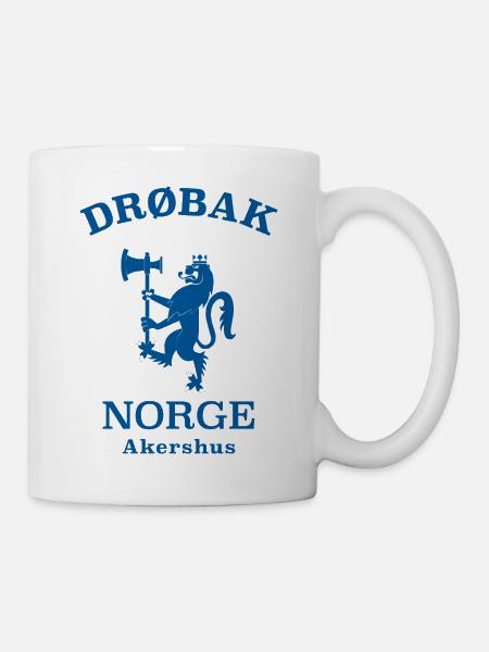 Drobak Norge Norwegen - Tasse - Weiß