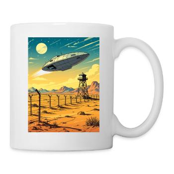 Area 51 – The forbidden desert base - Mug - white - Right