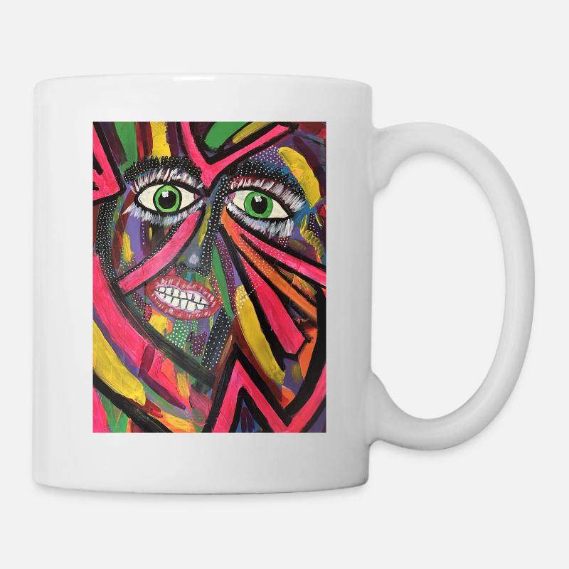 Luminous Portrait Mosaic - Mug - white