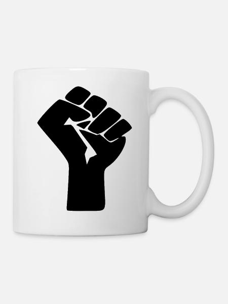 Resistance Fist - The Sign of Social Movements - Mug - white