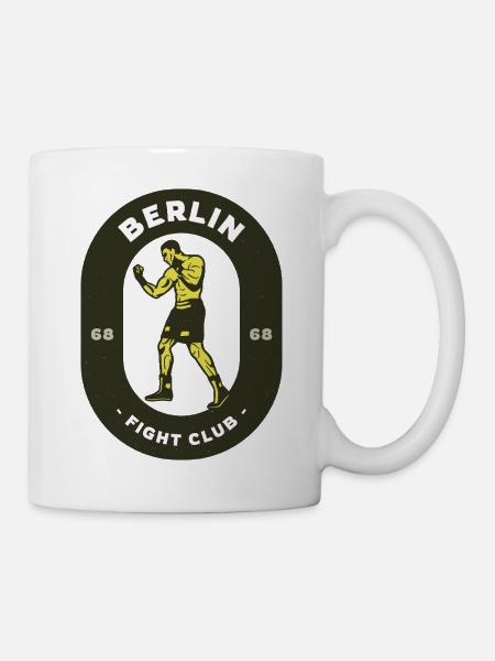 Berlin Fight Club Logo - Tasse - Weiß