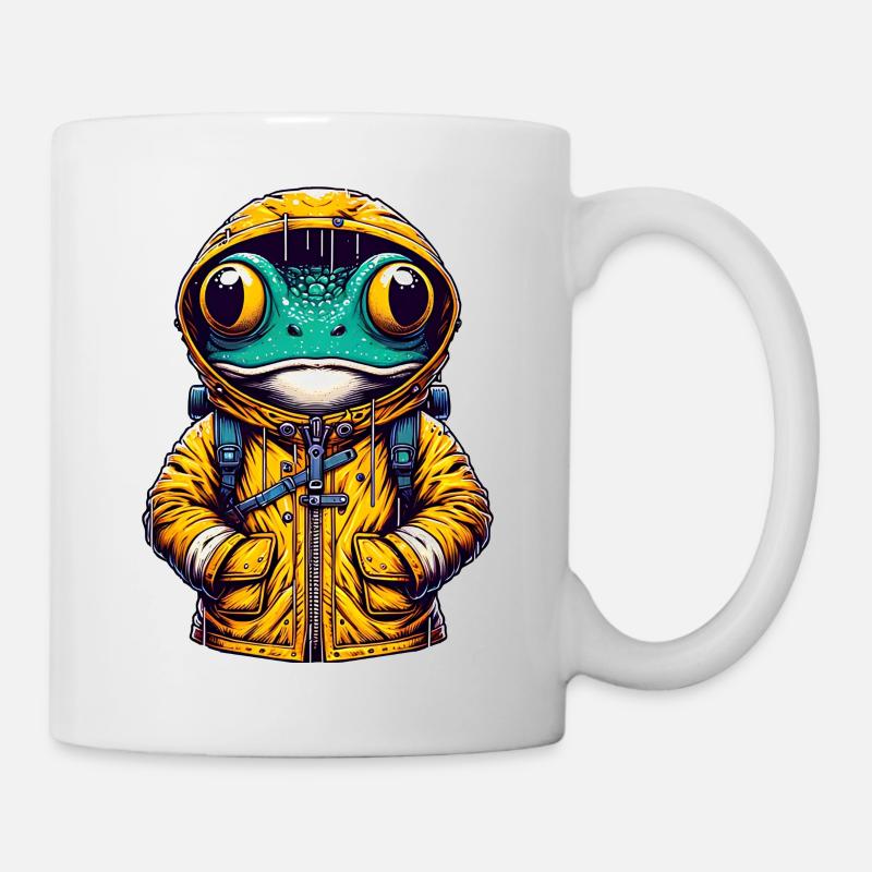 Grenouille urbaine - Mug blanc - blanc