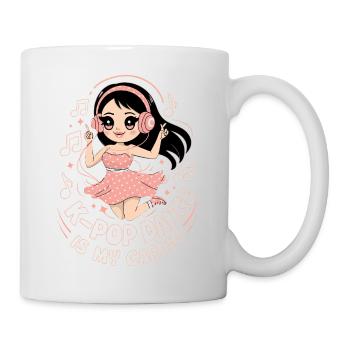 K-Pop Tanz Lustig Korea - Tasse - Weiß - Rechts