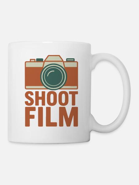 Shoot Film Retro Camera - Mug - white