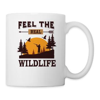 Feel real wildlife - Mug - white - Right