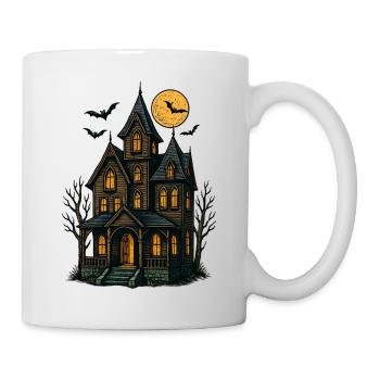 Spooky Haunted House for Halloween - Mug - white - Right