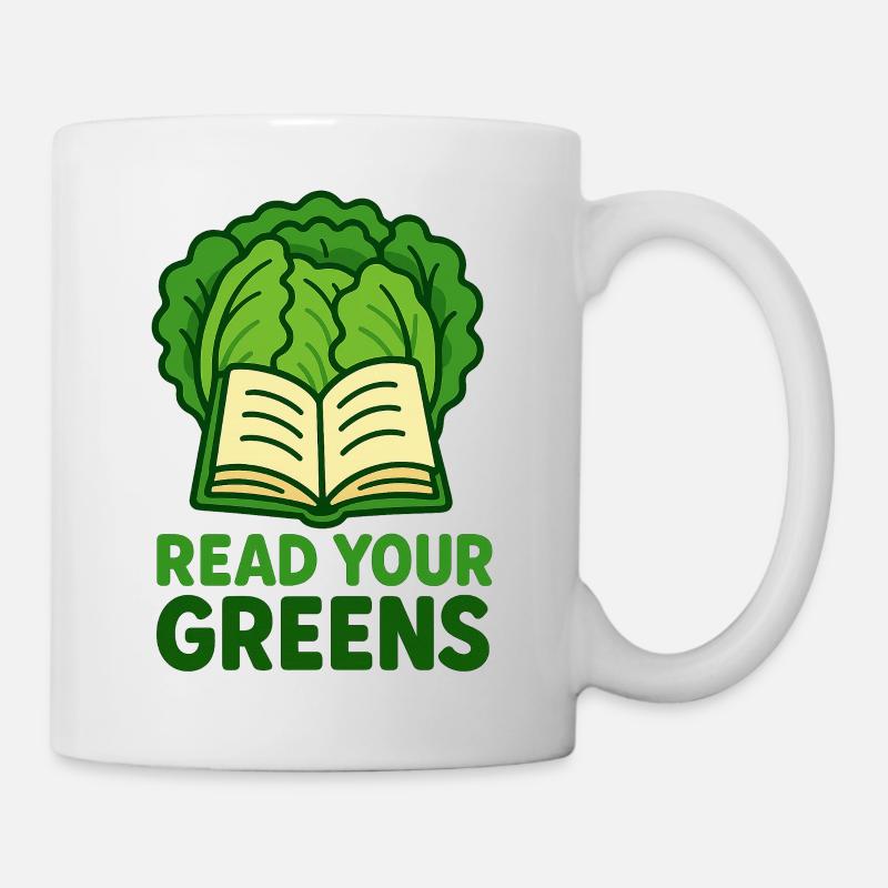 Read Your Greens - Mug - white